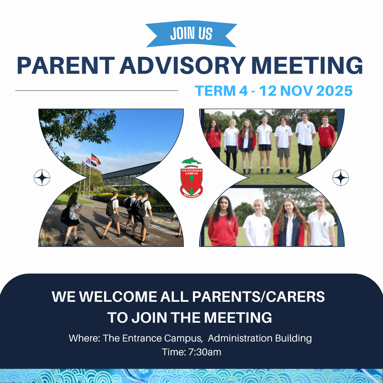 Parent advisory meeting poster